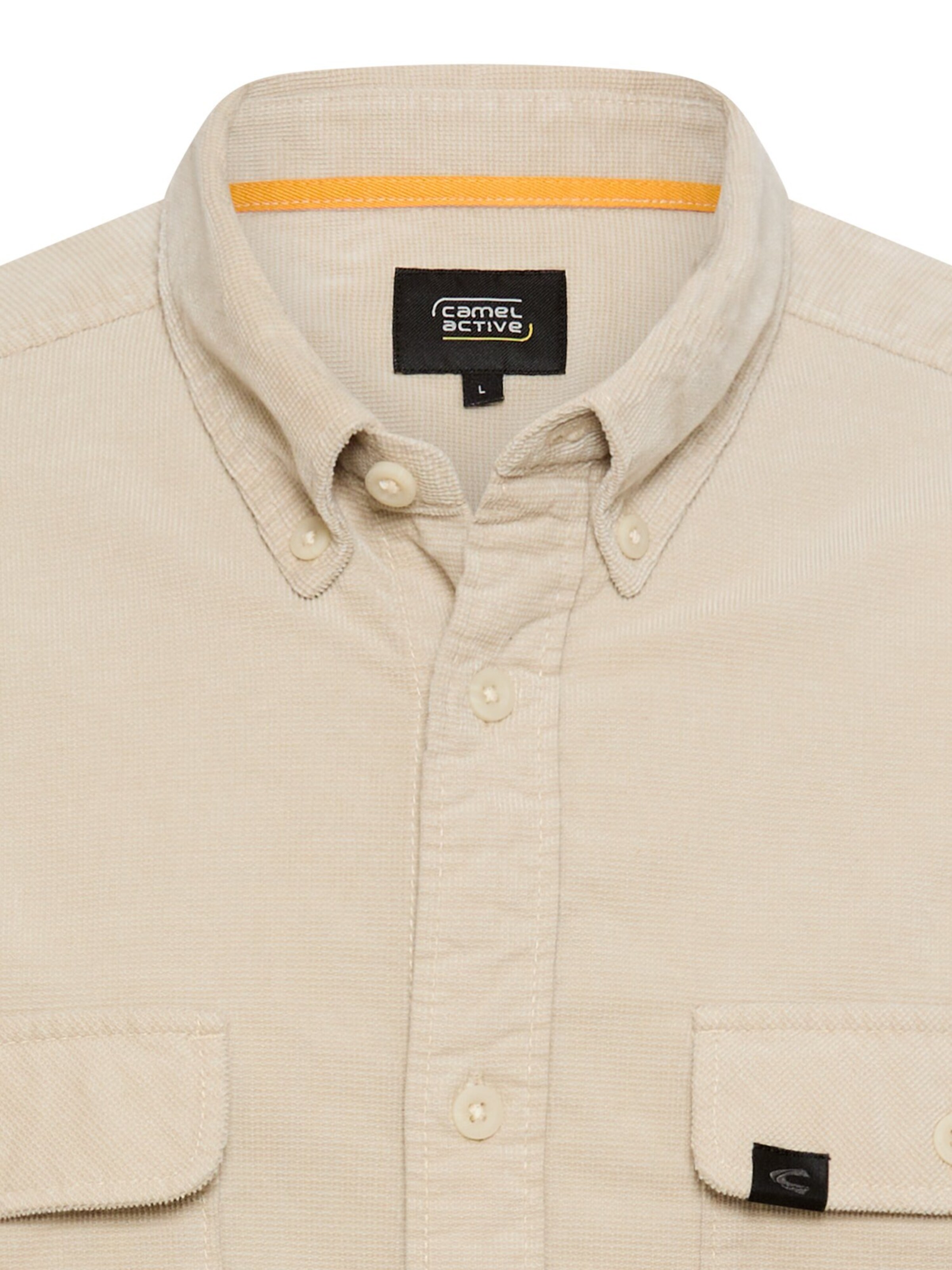 CAMEL ACTIVE Regular fit Button Up Shirt in Beige