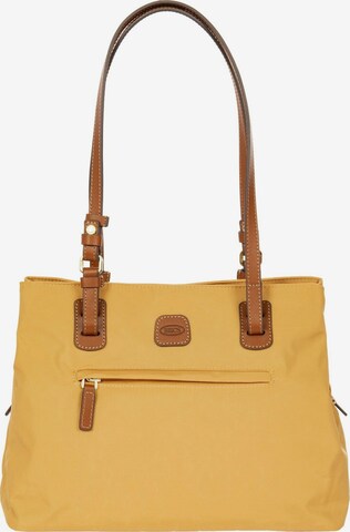 Bric's Shopper 'X-Bag' in Gelb: Vorderseite