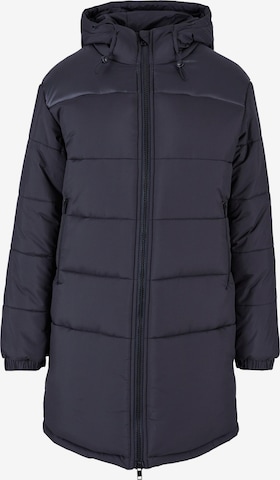 Urban Classics Winter Jacket in Black: front