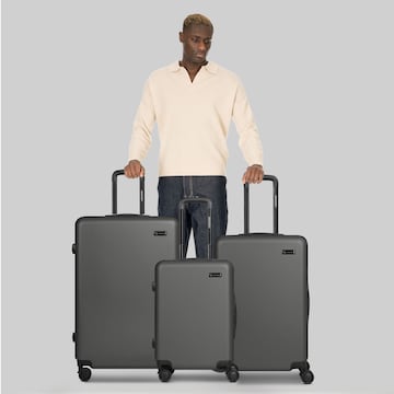 Ensemble de bagages Smartbox en gris : devant