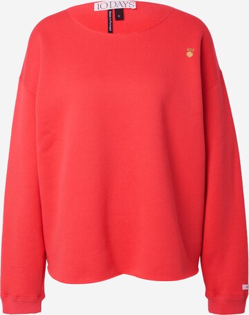 10DaysSweater majica - crvena boja: prednji dio