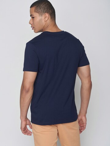 GREENBOMB Shirt 'Nature Perfect Waves' in Blauw