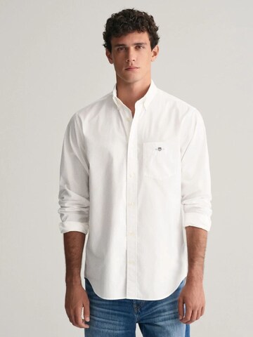 GANT Regular fit Button Up Shirt in White