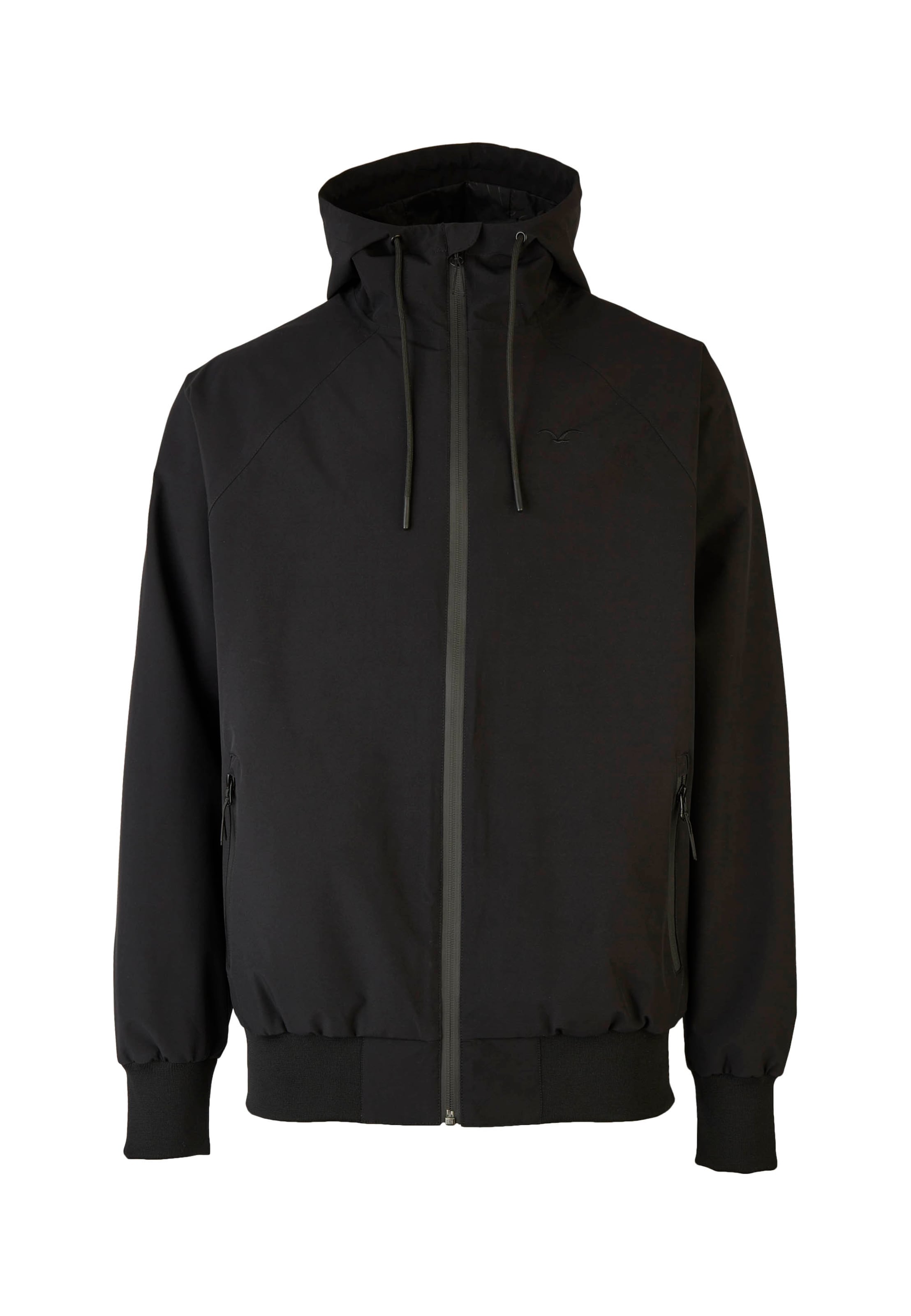 Cleptomanicx Between-Season Jacket 'Simplist' in Black: front