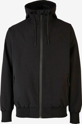 Cleptomanicx Between-Season Jacket 'Simplist' in Black: front