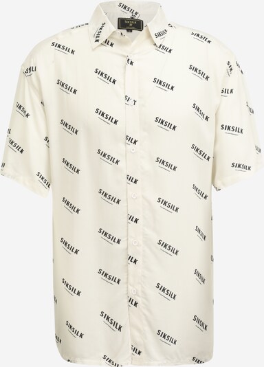 SikSilk Button Up Shirt in Black / Off white, Item view