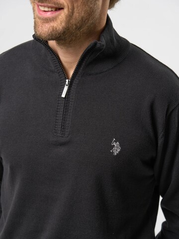 U.S. POLO ASSN. Pullover 'Brison' i sort