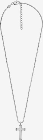 Lanțuri de la FOSSIL pe argintiu: față