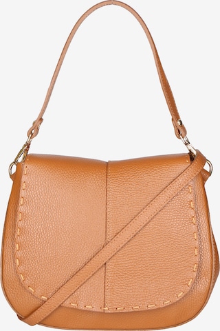 Sac bandoulière Gave Lux en marron : devant