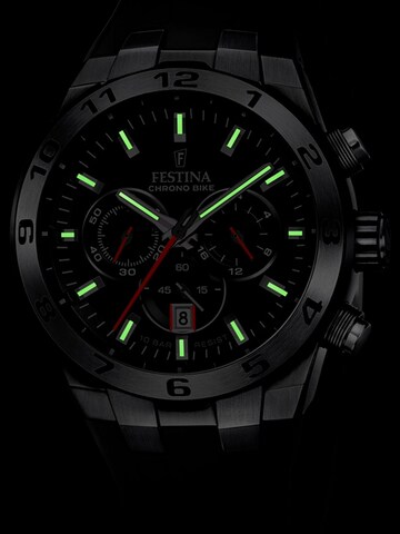 FESTINA Zegarek analogowy 'Chronograph Chrono Bike' w kolorze czarny