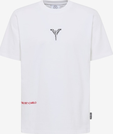 T-Shirt 'Faes ' Carlo Colucci en blanc : devant