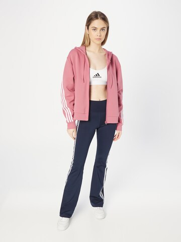 ADIDAS SPORTSWEAR Athletic Zip-Up Hoodie 'Future Icons' in Pink