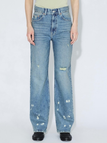 Dr. Denim Regular Jeans 'Echo High Straight - Jeans'‌ in Blau