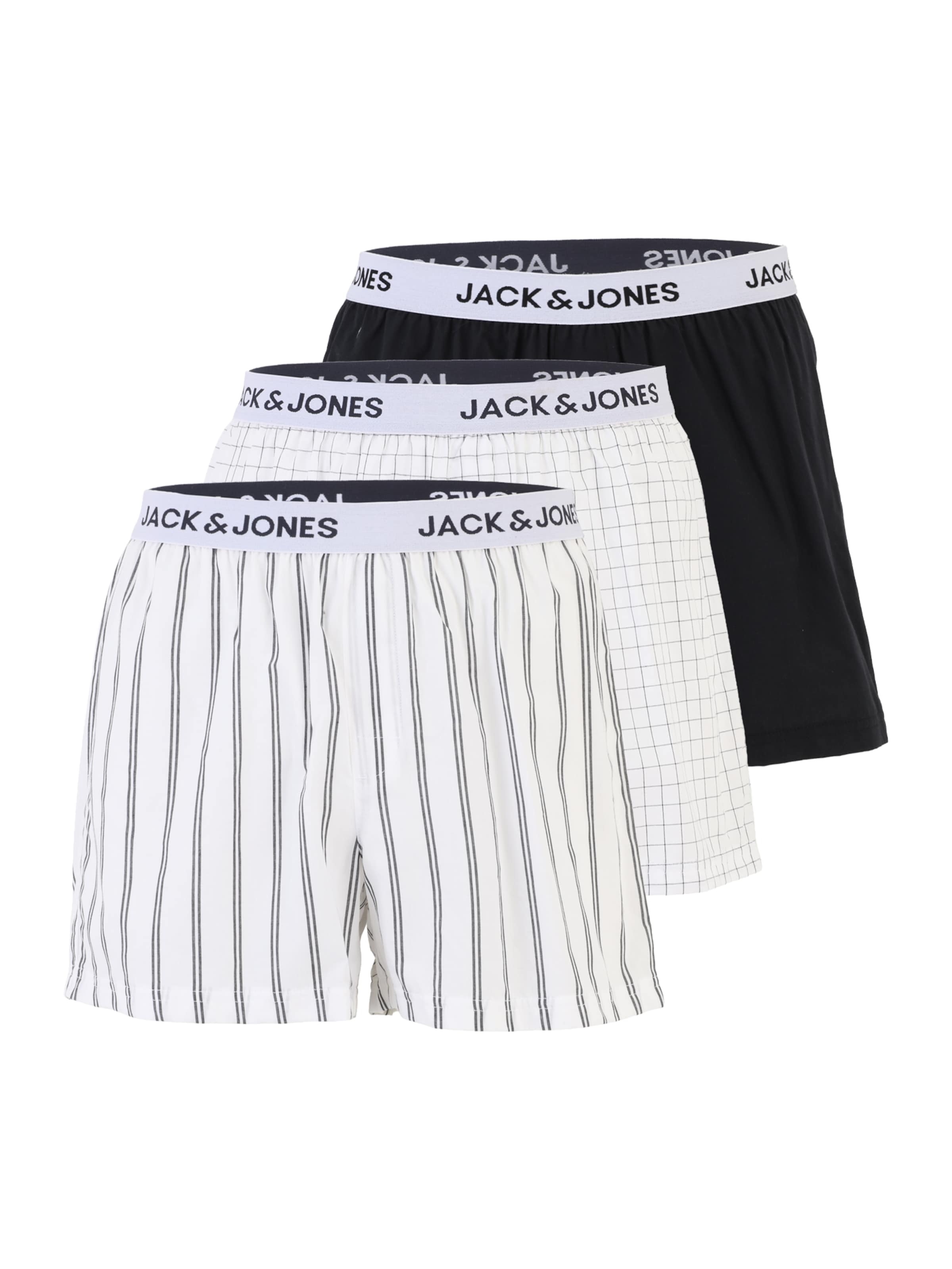 Boxer 'JACBETANO' JACK & JONES di colore nero / bianco, Visualizzazione prodotti