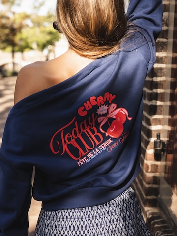 Sweat-shirt Looxs Revolution en bleu