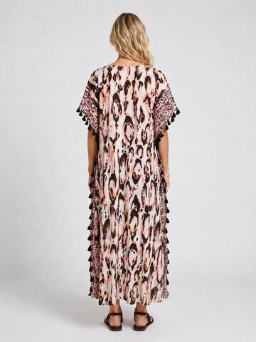 Miss June Kjole 'Caftan Long Roberta' i blandingsfarvet