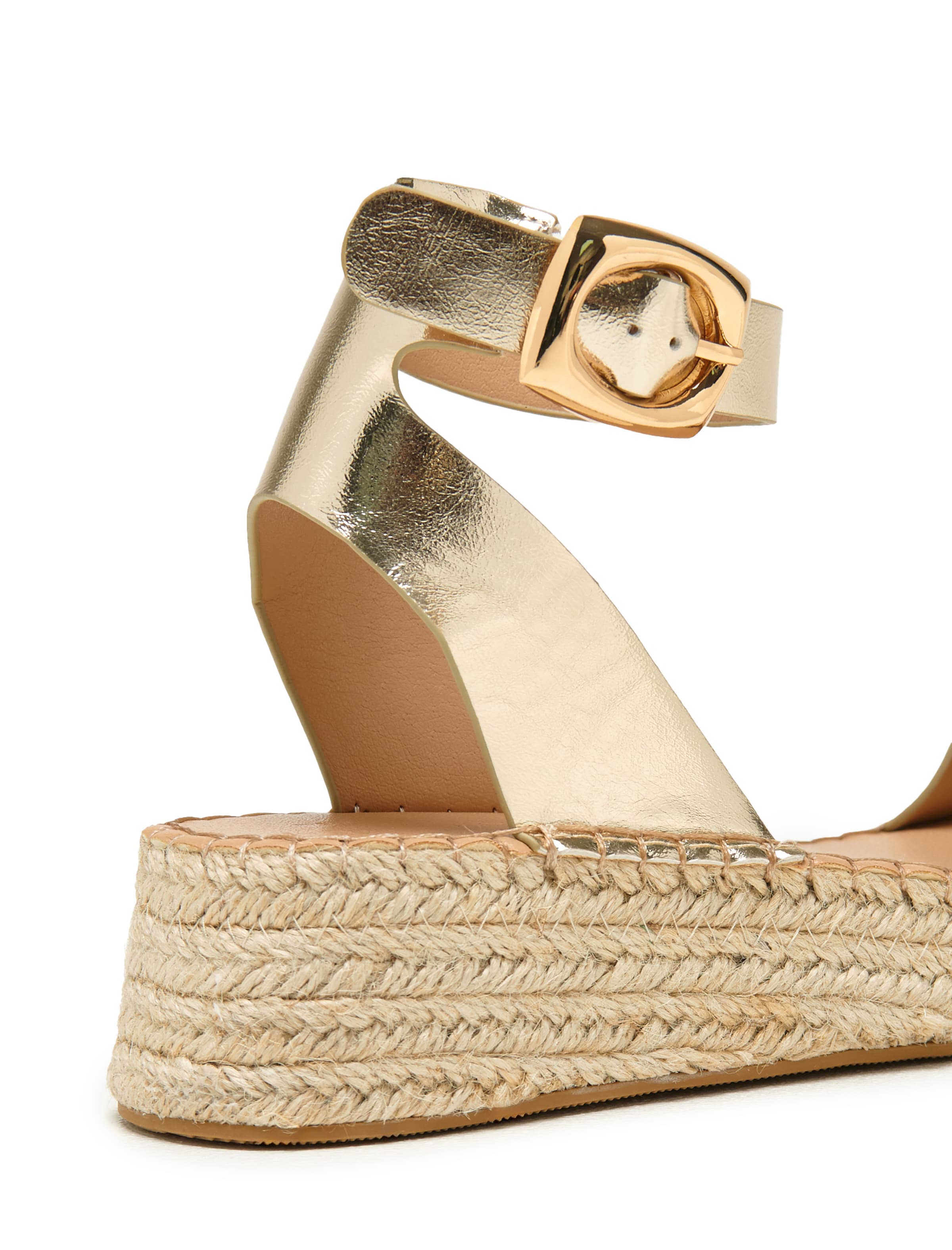 South Beach Sandal in Gold