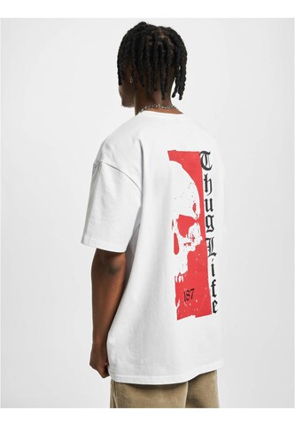 Maglietta 'Trojan Horse' di Thug Life in bianco