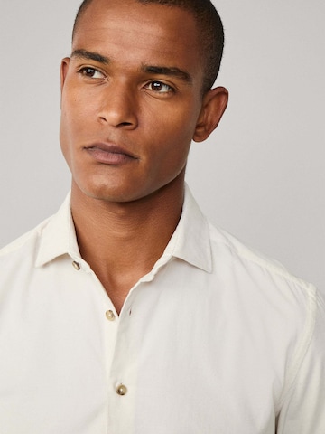 Coupe slim Chemise Hackett London en blanc