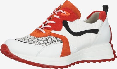 WALDLÄUFER Sneaker low in orange / rot / schwarz / weiß, Produktansicht