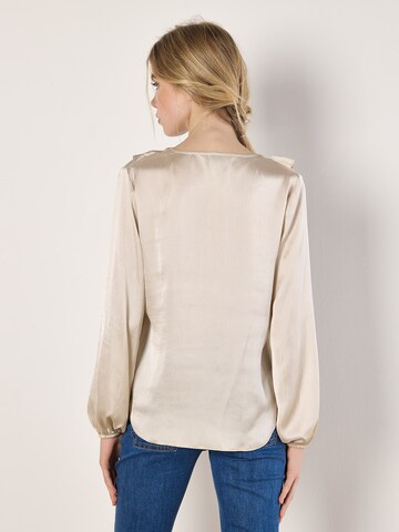 Apricot Blouse in Beige