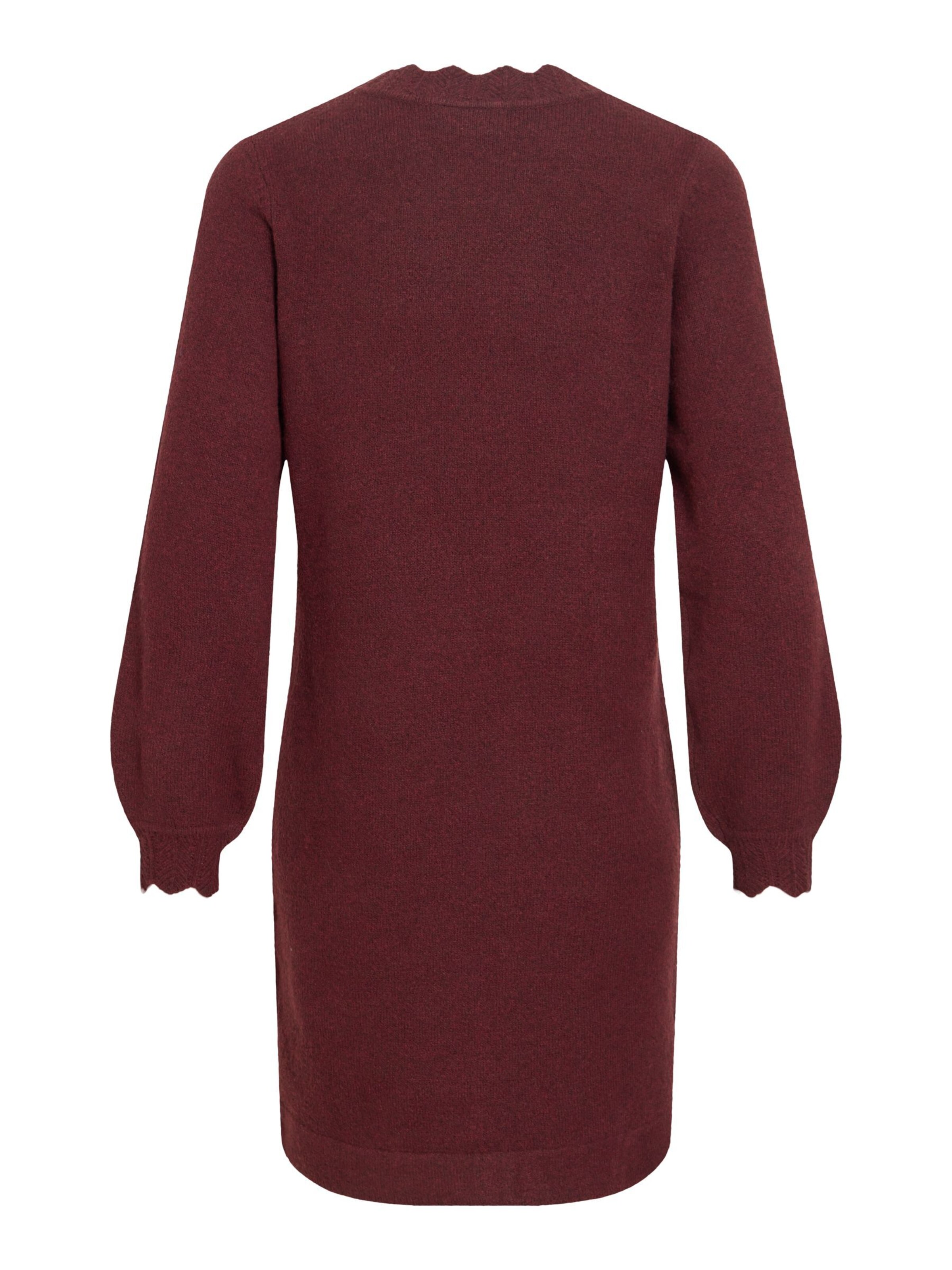 Robes en maille 'VINIKOLINA' VILA en rouge
