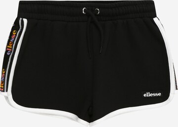 ELLESSE רגיל מכנסיים בשחור: מלפנים