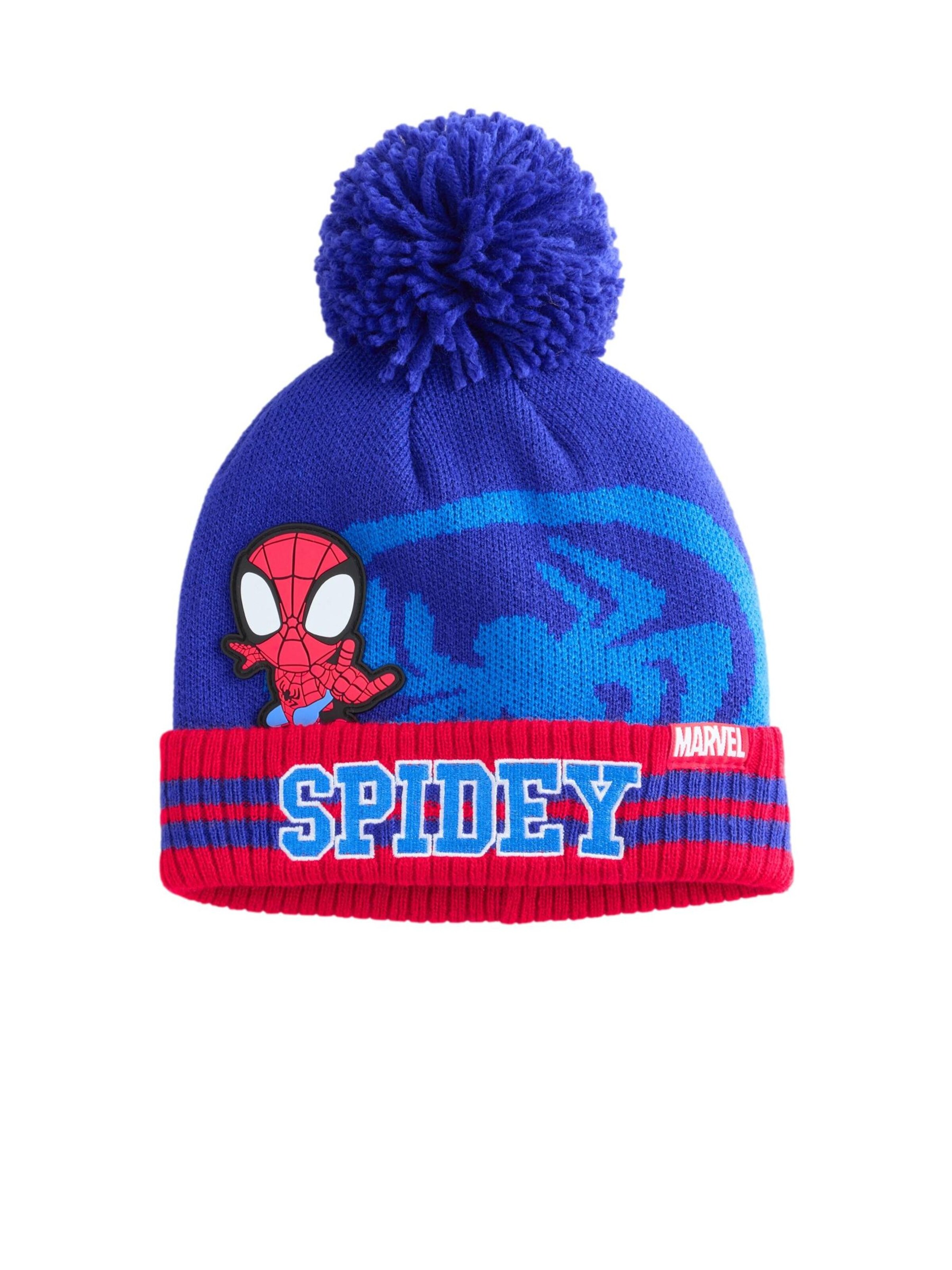 Next Mütze 'Spidey' in Blau: Vorderseite