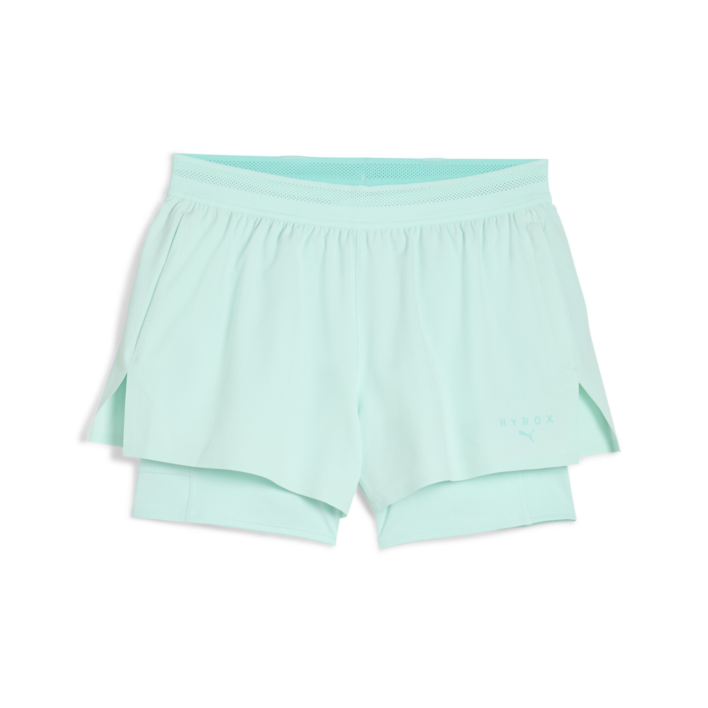 PUMA Skinny Sports trousers 'Hyrox' in Green: front