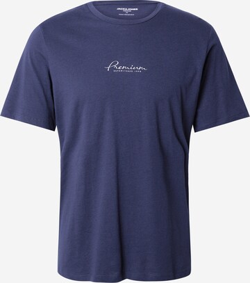 T-Shirt 'BLABOOSTER' JACK & JONES en bleu : devant