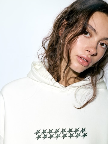 Felpa 'PACIFIC' di Pull&Bear in bianco