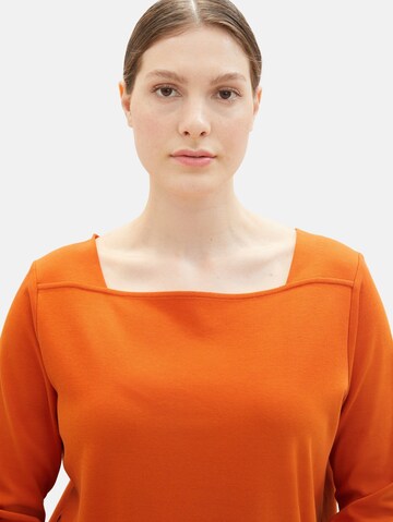 Tom Tailor Women + Тениска в оранжево