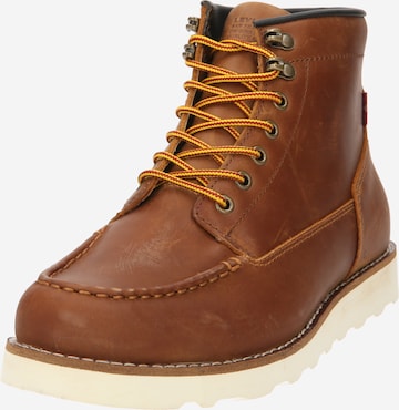 LEVI'S ® Lace-up boots 'DARROW MOCC' in Brown: front