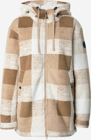 Veste en polaire fonctionnelle 'PAPAIKOU' ICEPEAK en beige : devant
