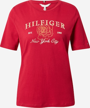 TOMMY HILFIGER - Camiseta en rojo: frente