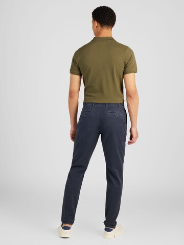 TOMMY HILFIGER - Slimfit Pantalón plisado 'Harlem Dobby' en azul
