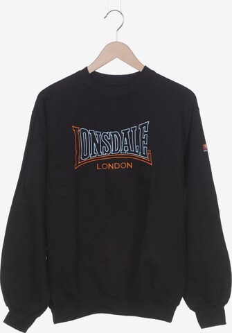 LONSDALE Sweater M in Schwarz: predná strana