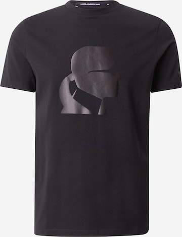 Karl Lagerfeld Тениска в черно: отпред