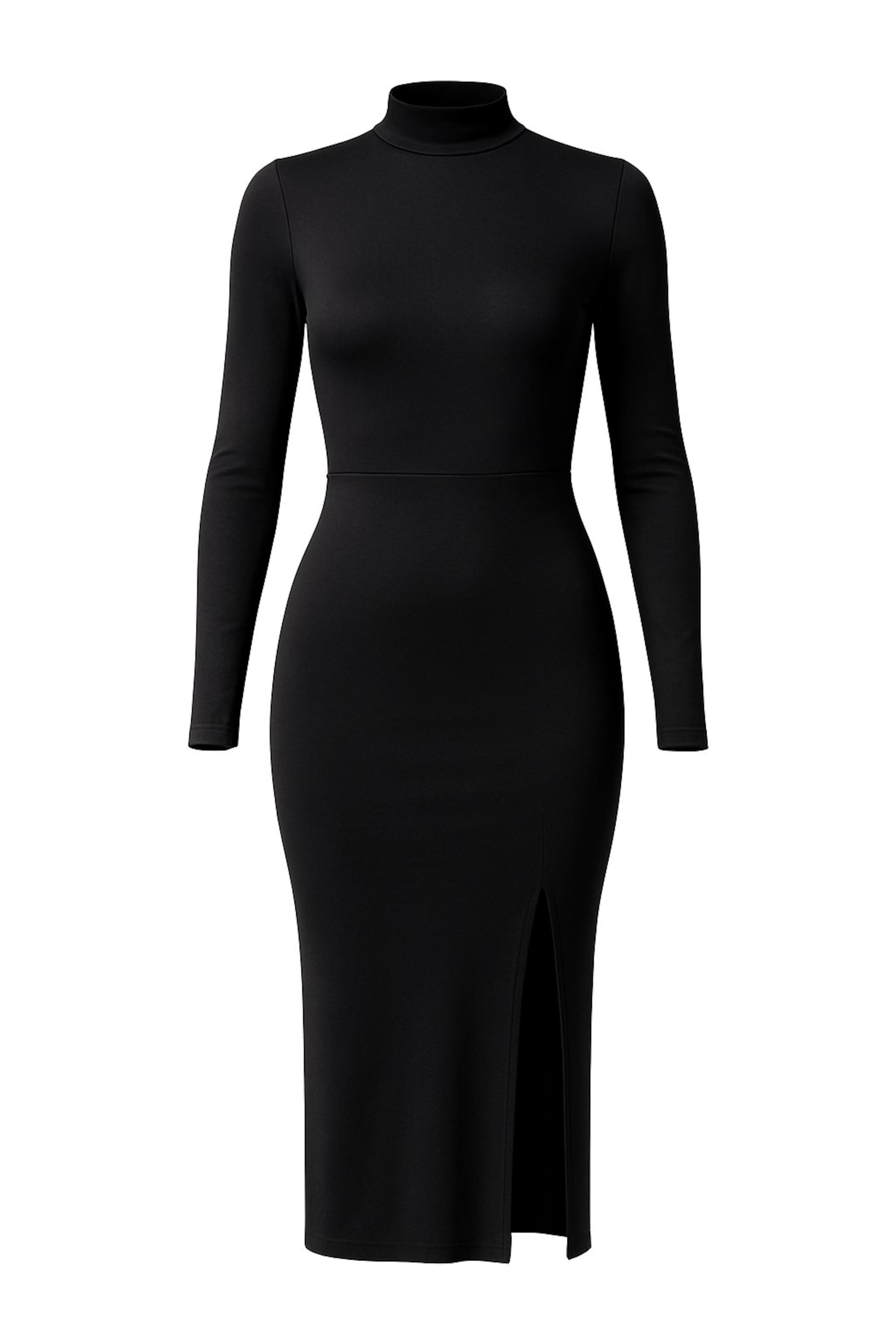 WOMAN VISION Kleid in schwarz, Produktansicht