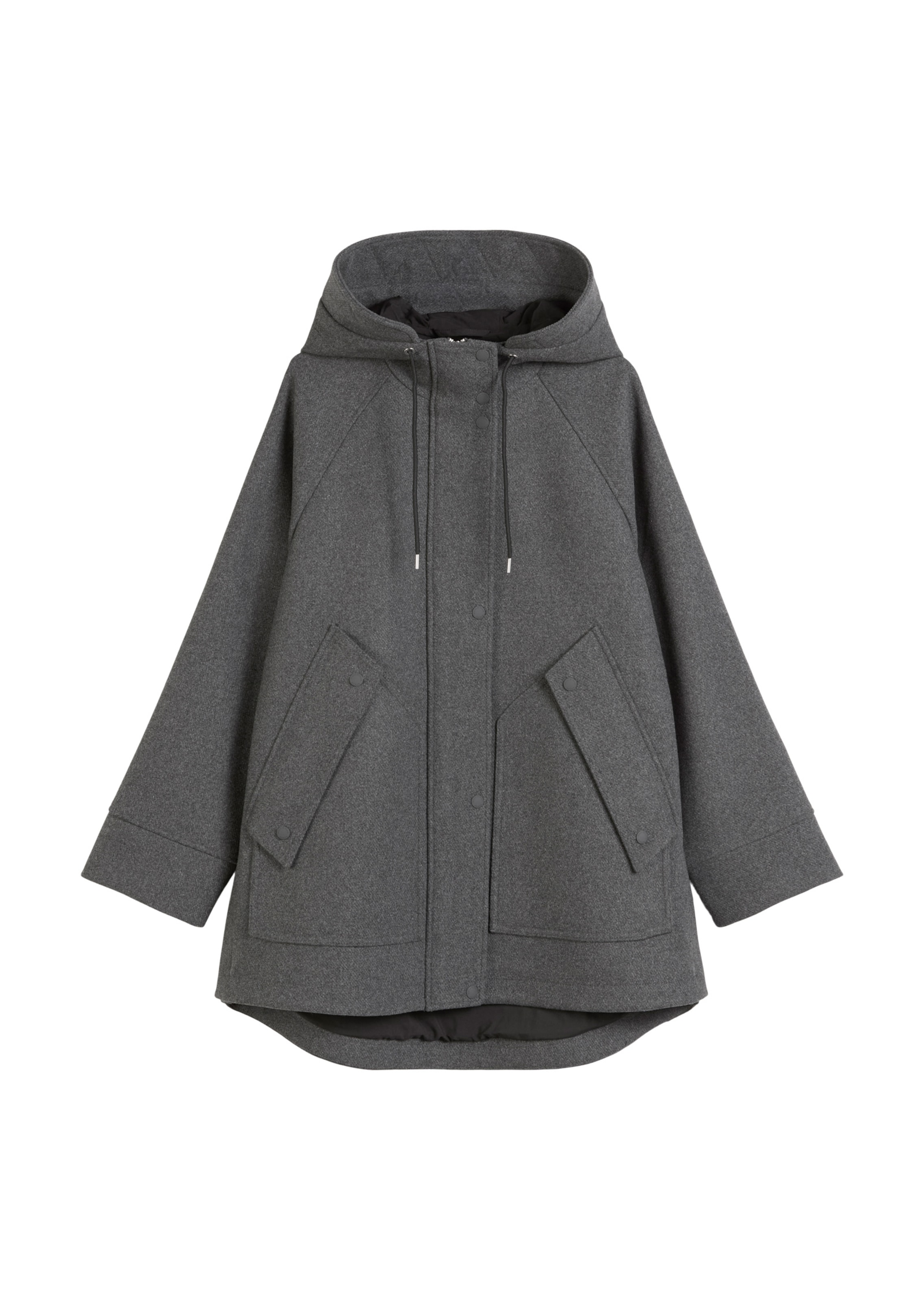 Parka mi-saison Marc O'Polo DENIM en gris : devant