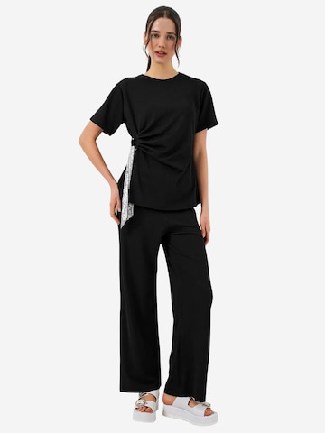 Pantalons de tailleur Bigdart en noir : devant