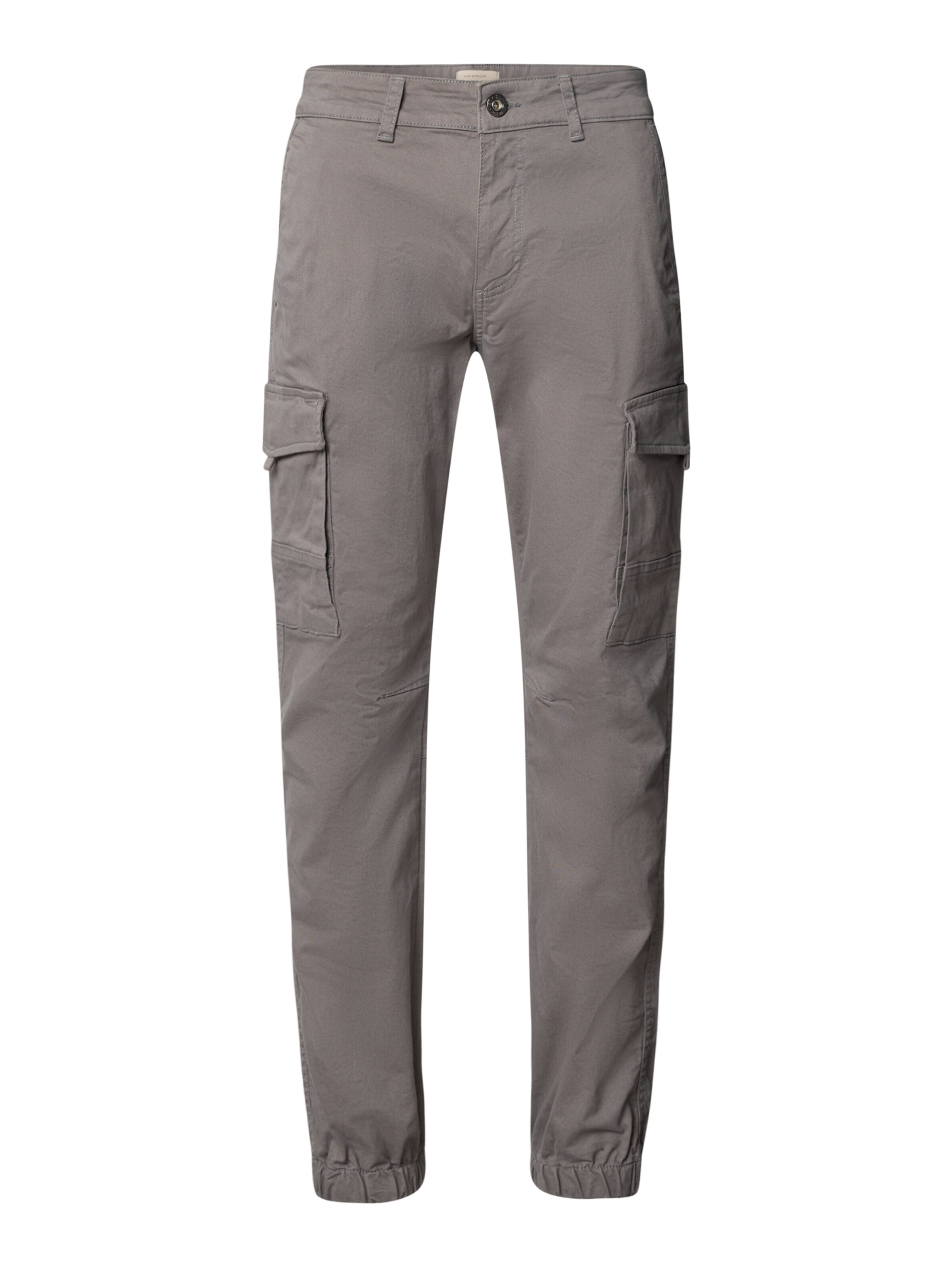 WOTEGA Slim fit Cargo Pants '341' in Grey