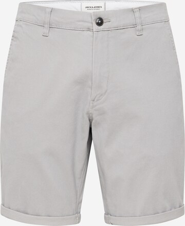 Pantaloni chino 'DAVE' di JACK & JONES in grigio: frontale