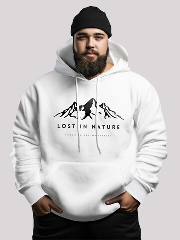 Sweat-shirt F4NT4STIC en blanc : devant