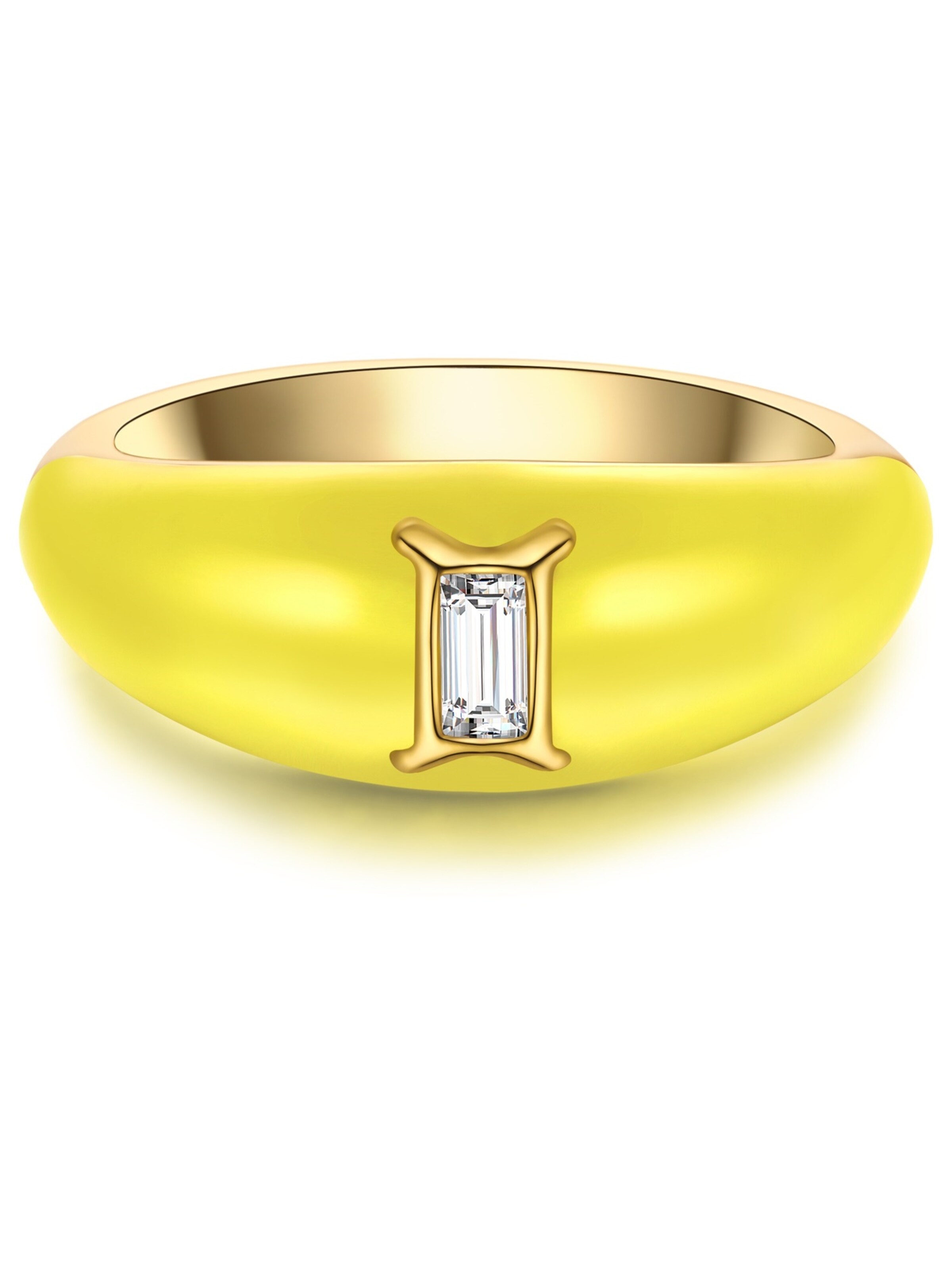 Glanzstücke München Ring in Geel: voorkant