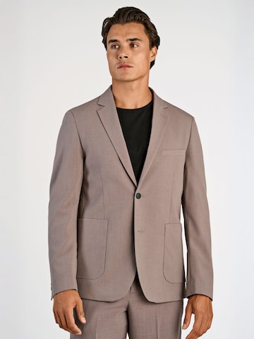 Coupe regular Veste de costume Lindbergh en beige
