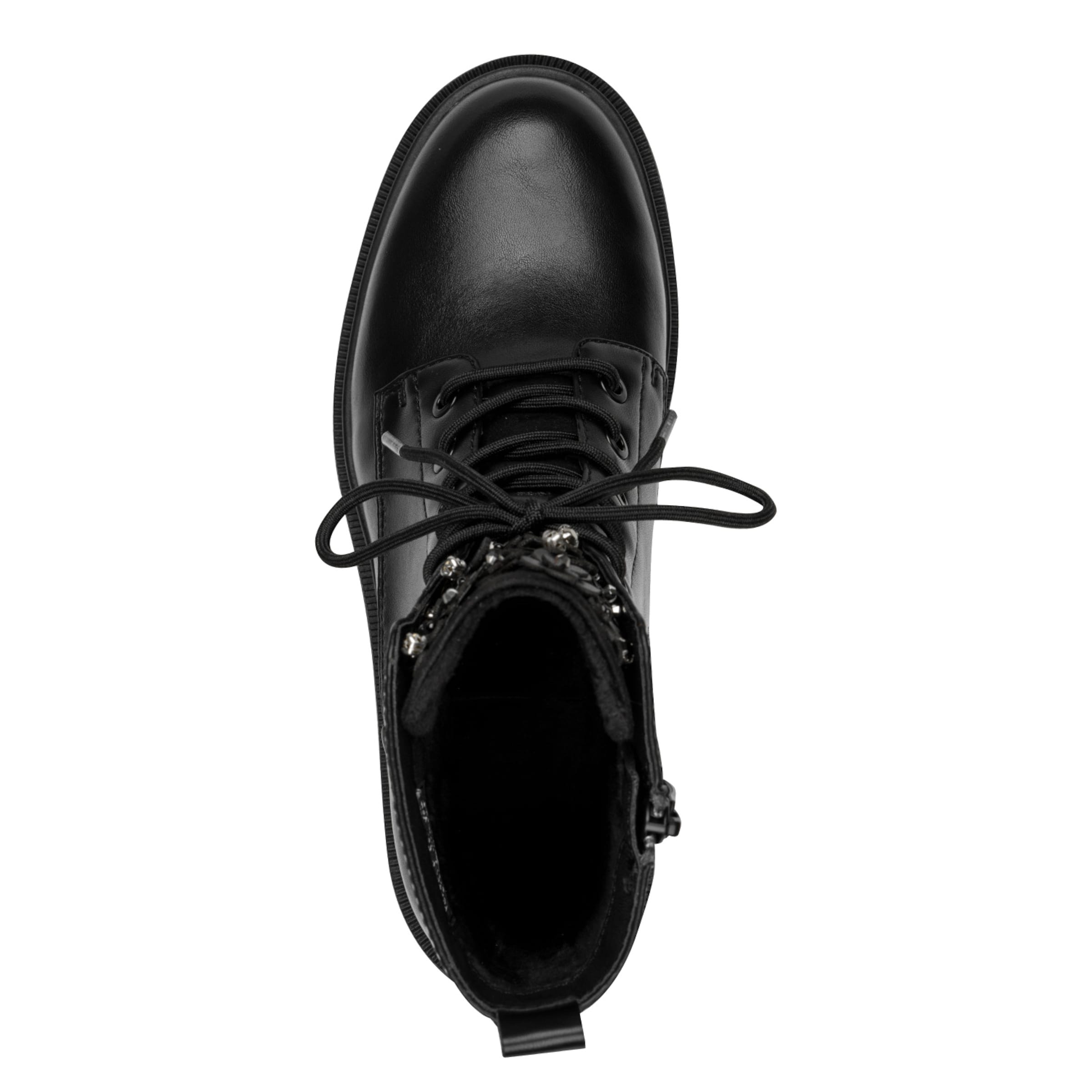 Bottines à lacets Tamaris en noir