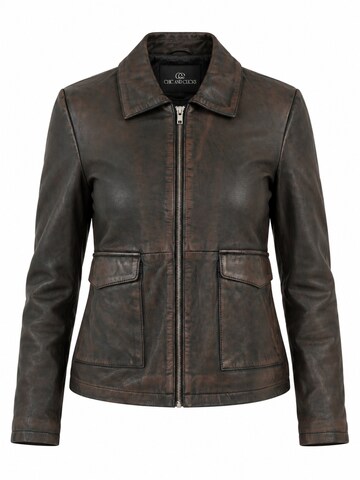 Chic and Clicks - Chaqueta de entretiempo 'Minimal' en marrón: frente