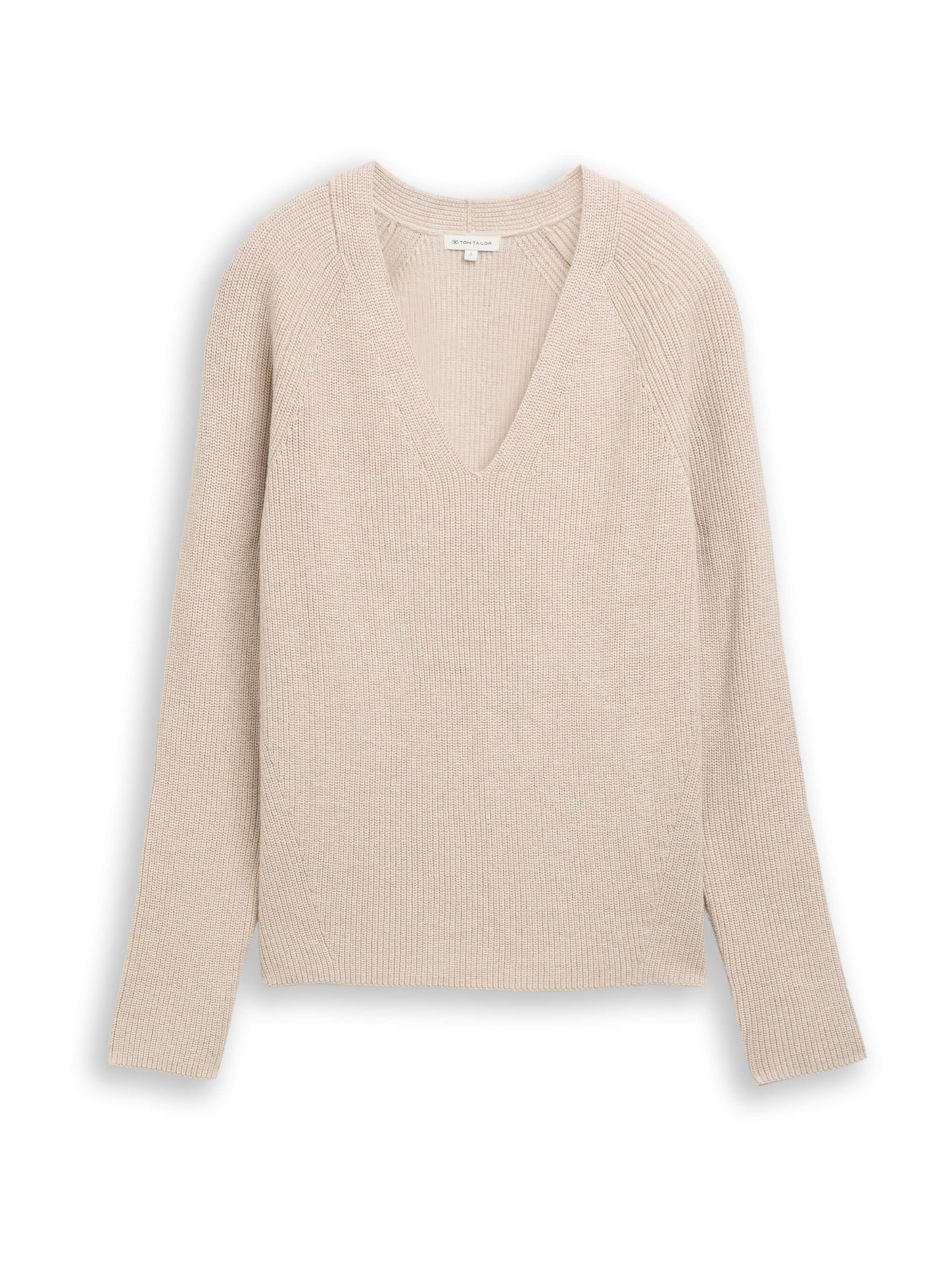 TOM TAILOR - Pullover em bege: frente