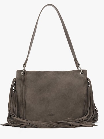Estro Schultertasche '990231' in Grau: Vorderseite